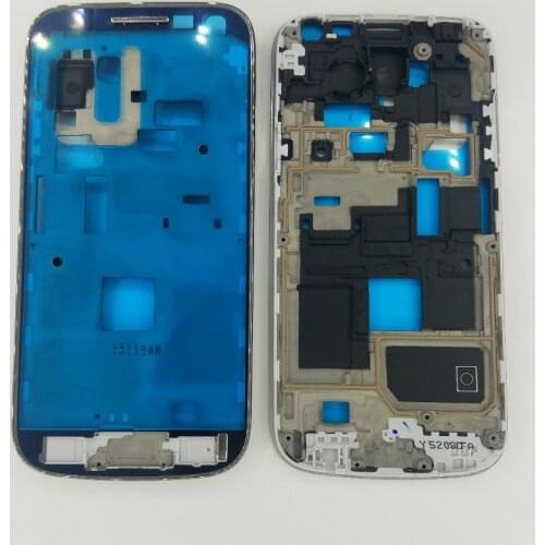 For Samsung Galaxy S4 Mini I9190 I9192 I9195 Original New Phone Chassis Housing Middle Frame Bezel Cover Replacement + Adhesive
