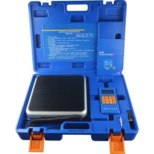 Electronic Scale VES-50A Refrigerant Accurate Filling and Recycling Weighing Quantitative Fluoride Refrigeration Tool YZ