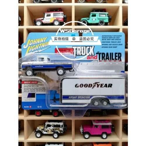 Johnny Lightning 1:64 1959 Ford F-250 Diecast Collection of Die-casting Simulation Alloy Model Children Toys