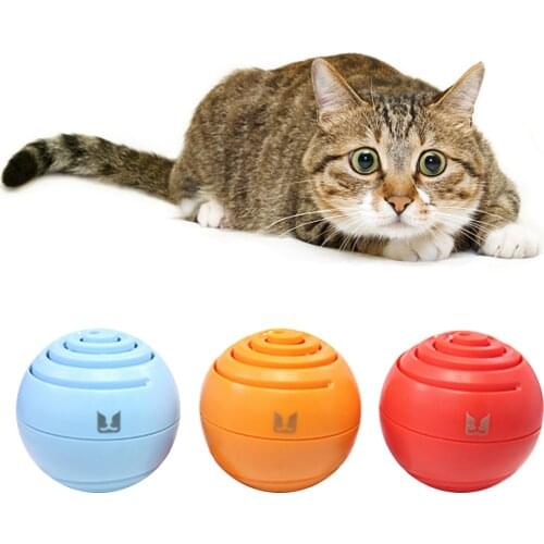 Cat Toys Interactive Ball Cat Training Toy Pet Playing Ball Pet Squeaky Supplies Products Luminous Ball Toy For Cats Kitten