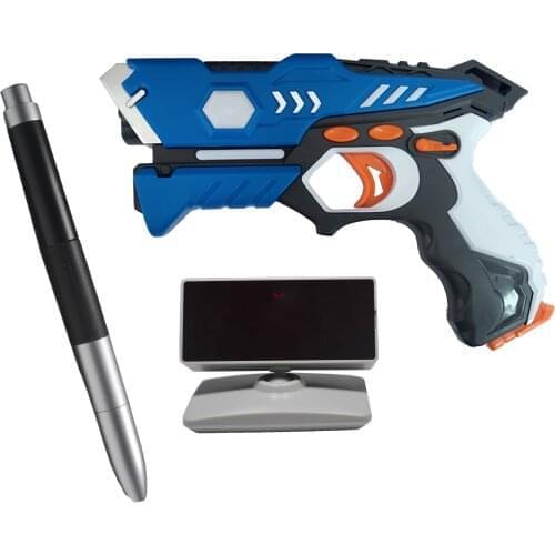 Interactive Wall Games with Pistols for Shooting Gun Playing 7 effects snowing games for indoor fun playing