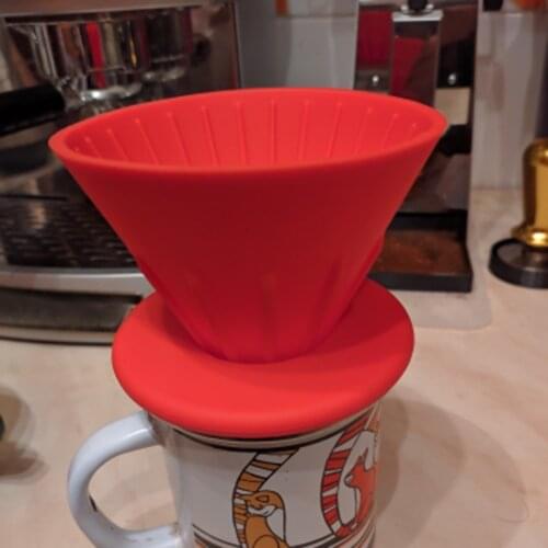 Reusable Foldable Coffee Funnel Manual Filter Cup Kitchen Coffee Maker Accessory Coffee Filters Dripper Drip Coffee