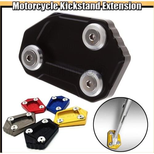 New Motorcycle Accessories CNC Side Stand Enlarge Plate Kickstand Extension For BMW S1000R K47 2014-2016