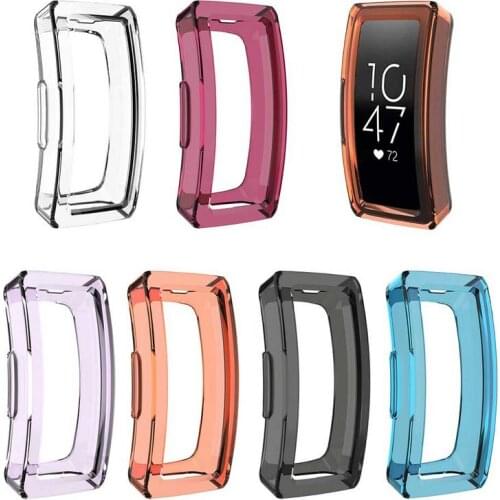New TPU Protector Case Cover Shell For Fitbit Inspire Fitbit Inspire HR Fitness Tracker Protective Shell Smart Accessories