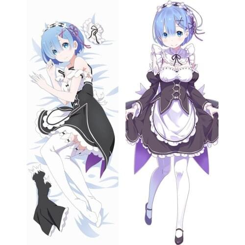2017 August update Anime Re Zero kara Hajimeru Isekai Seikatsu Rem Dakimakura body pillow cover case Hugging Body pillowcase