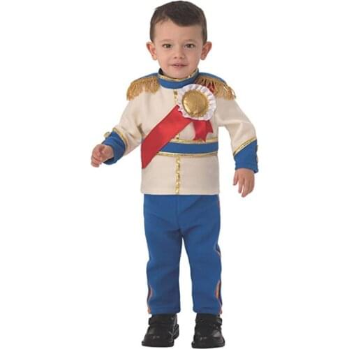 Boys Prince Charming Cosplay Suit Halloween Costume for Kids Carnival Party Fairy Tale Masquerade Costume Handsome Dress