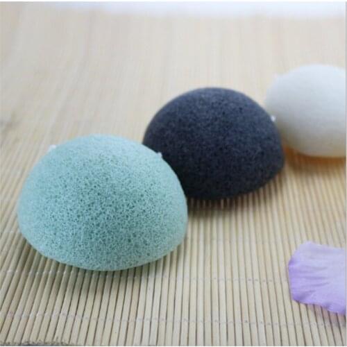 Flutter wash natural active plant konjac Cleansing face cleaning flapping Amorphophallus konjac wet sponge 100pcs