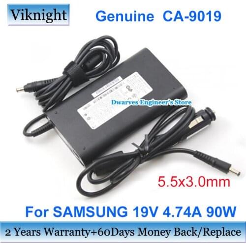 Genuine For SAMSUNG 940X Laptop Charger 19V 4.74A 5V 0.6A CA-9019 Power Adapter 90W For CAR