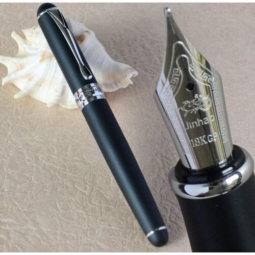 FOUNTAIN PEN 0.7mm BROAD NIB JINHAO X750 MATTE BLACK 18KGP LUXURY OFFICE BLUE GREY SILVER PURPLE 15 COLORS SELECT JINHAO 750