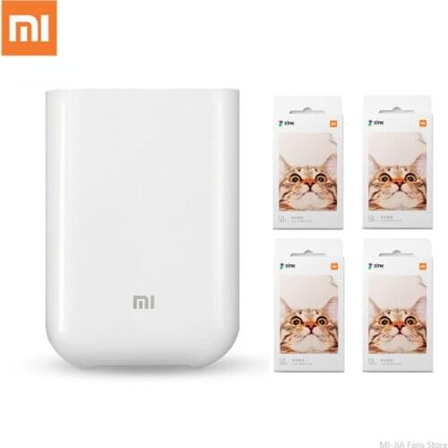 Xiaomi Mijia AR Printer 300dpi Portable Photo Mini Pocket With DIY Share 500mAh Picture Printer Pocket Printer For Mihome APP