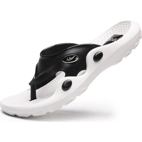 Y96 Flip Flop Mens Sandals Summer Basic PVC Beach Slippers Fashion Outdoor Casual Home Soft Bathroom Massage Casual Shoes