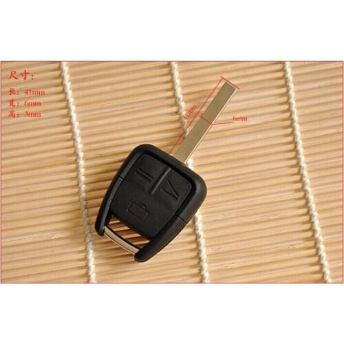 3 Buttons Replacement Remote Key Case Shell For Opel Vectra Zafira Omega Without Light HU100 Blade Fob Key Cover 50PCS/lot