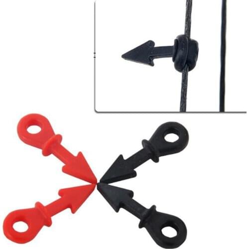 4pcs Archery Bowstring Stabilizer Recurve Bow Rubber Damper Bowstring Sliencer Hunting