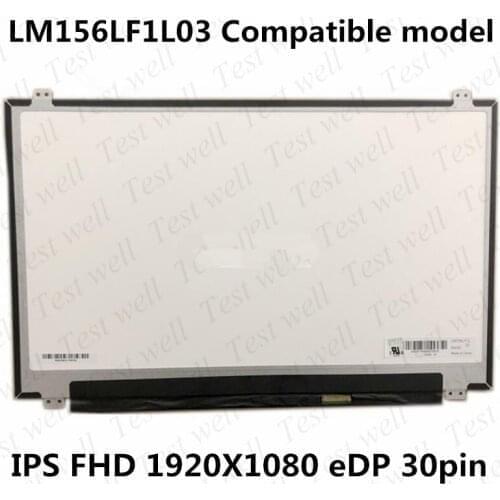 15.6 INCH LCD LED for panda display Matrix LM156LF1L03 FHD WUXGA 1920X1080P IPS Screen Matte Replacement LM156LF1L 01 02 03 06