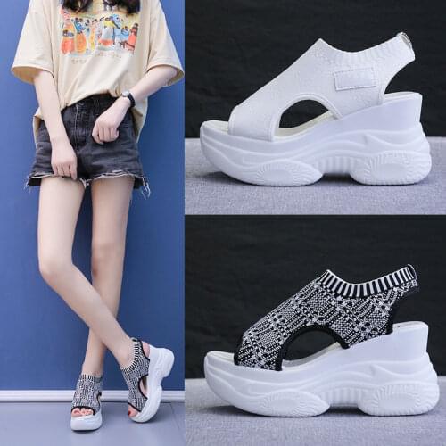High Heel Sandal For Women Roman Sandals Slip-on Loafers Summer Womens Clogs Wedge Female Shoe Fashion Womens Shoes 2021