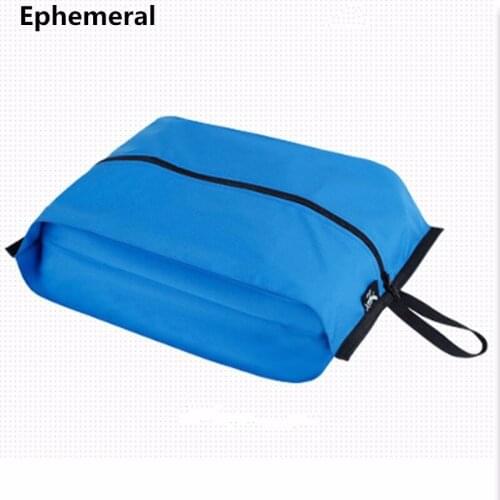 Outdoor Zip Shoes Cloth Storage Pouches Foldable Shoes Bag Small Big Size Pocket Packing Cubes Handle Shoes Covers For Travler