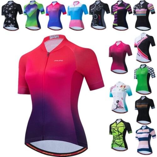 Weimostar Womens Cycling Jersey Short Sleeve Bicycle Clothing Maillot Ciclismo Breathable mtb Bike Jersey Road Cycling Shirt