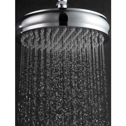 High quality new Luxury 8 inch Chrome Brass Rain Shower Head Top Over-head Shower Sprayer