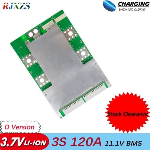 BMS Stock Clearance 3S 120A Lithium Ion BMS Battery Protection BoardPCM for Electric Bike Battery Cell Pack