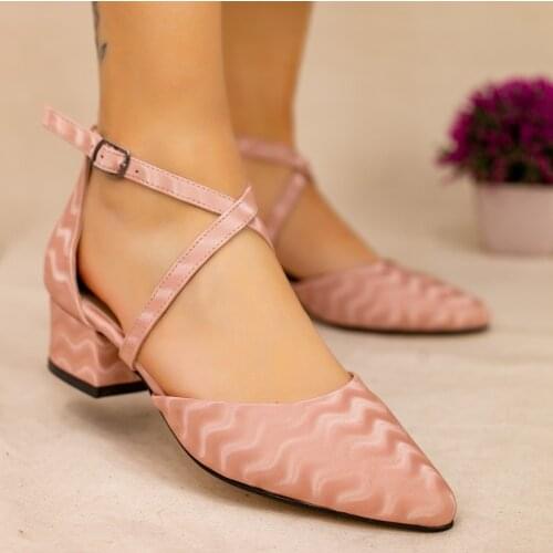 Tonar Toju Powder Suede Accents Heels Women Shoes Spring Summer Elegant Style Casual Cool Casual New Season Daily