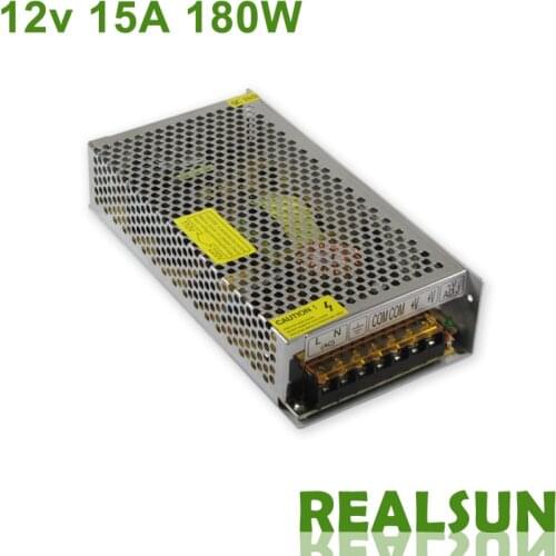 10pcs/lot 12V 15A 180W Switching Power Supply Driver Switching For LED Strip Light Display 110V/220V