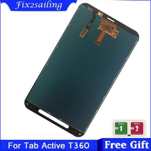 100% Tested LCD For Samsung Galaxy Tab Active SM-T365 T365 T360 LCD Display + Touch Screen Digitizer Assembly Black / White