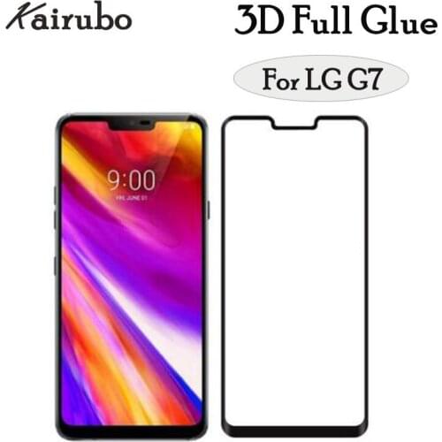 2Pcs 3D Full Glue Tempered Glass for LG G7 Screen Protector Toughened protective film For LG G7 ThinQ pelicula de vidro