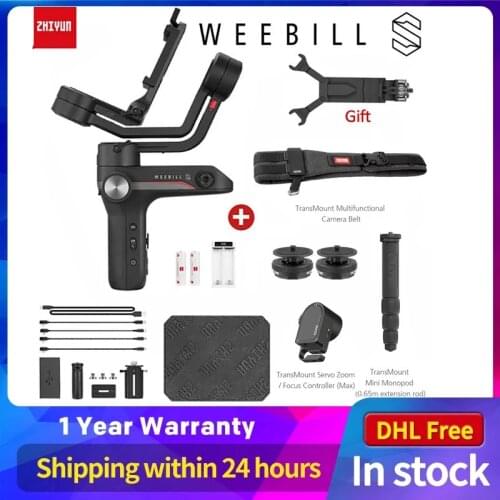 Zhiyun Weebill S 3-Axis Gimbal Stabilizer for Mirrorless and DSLR Cameras for Sony A7 III A6000 Nikon Panasonic GH5 Fuji Canon