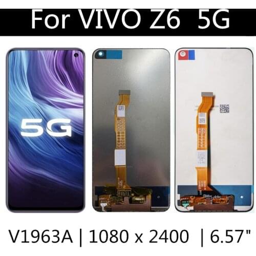 6.57" LCD FOR VIVO Z6 5G Lcd Display Touch Screen Digitizer Assembly FOR VIVO V1963A LCD