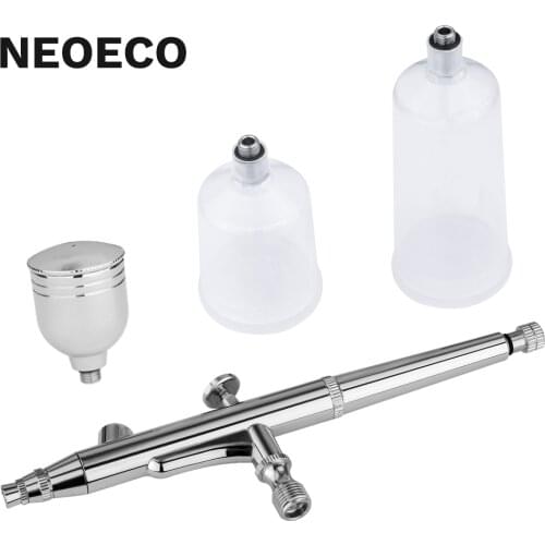 20cc 40cc Airbrush Spray Gun Gravity Feed Double Action Air Brush Cake Sprayer Tattoo Nail Tool 0.3mm Big Cup Barber Use