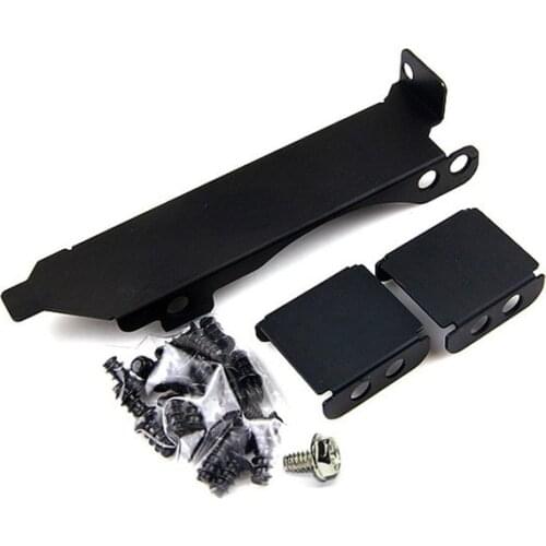 Dual Fans Mount Rack Cooling Heatsink Bracket for Graphics Video Car Mount Dual Cooling Fan Bracket Fan Connectors Screws