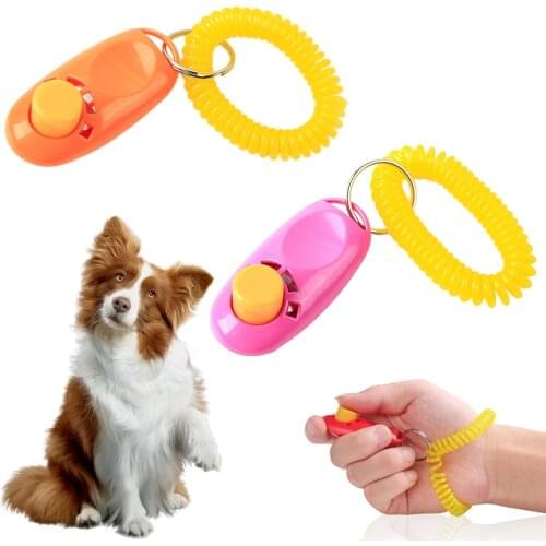 Pet Dog Cat Training Click Stop Barking Deterrent Plastic Products Animal Outdoor Sports Control Supplies PetCloud 1 Piece