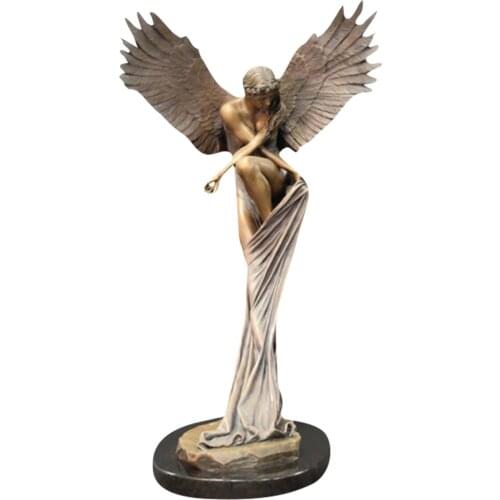 Angel Creative Sculpture-Angel Wings-Floating Wall Sculpture Room Office Church home decor accessories Ornaments Home Decoration