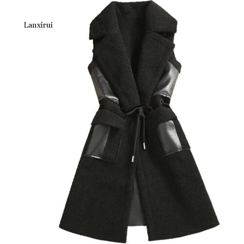 Женские кожаные жилеты Lanxirui China At AliExpress