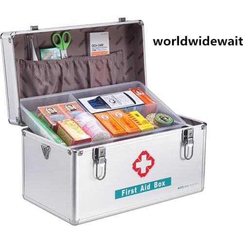 Domestic Al Alloy Multilayer Emergency Medical Box 9' 12' 14' 16' First-aid Kit