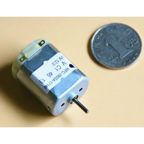 Strong Magnetic Carbon Brush Motor DC 12V 280SA-17146 Micro Motor for DIY Toys and Models, Robots, 13150 rpm Shaft Dia 2mm