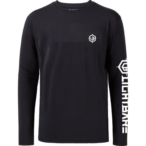 Lightbare Mens UPF 50+ Fishing Shirts UV Sun Protection Long Sleeve Tee