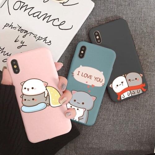 Soft TPU Case For Xiaomi Mi Note 10 T Lite Redmi Note 9S 8T 10 S 11 9 8 7 6 5 9A 9C SE Pro Max Poco F3 X3 NFC Cute Gray Cat Capa