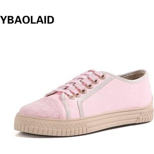 New Round Toe Cross Lace Casual Shoes White Shoes 2021 Spring and Autumn Stitching Platform Platform Shoes Cloth Womens Shoes