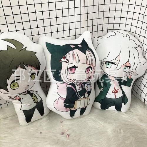 10cm Danganronpa Trigger Happy Havoc Plush Doll Anime Danganronpa Hinata Hajime Nagito Komaeda Plush Pendant Cute Anime Soft Toy