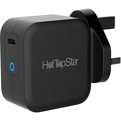 61W Wall Charger, GaN Tech USB-C PD 3.0 Quick Charging Power Adapter, Fast Type C Charger for MacBook Pro 13, MacBook 12