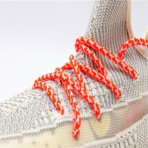 5MM Shoe laces Double Helix Polyester Round Cord Men Women Sneaker 2021 Laces White Black For Kids sznurówki
