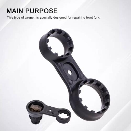 Bicycle Wrench Front Fork Spanner Repair Tools Mountain Bike Parts Front Fork Removal Wrench For SR Suntour XCT/XCM/XCR