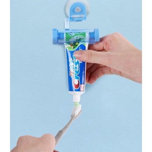 Creative Fashion Household Bathroom Supply With Sucker Toothpaste extruder Toothpaste Squeezer Home Essential Toothpaste Partner