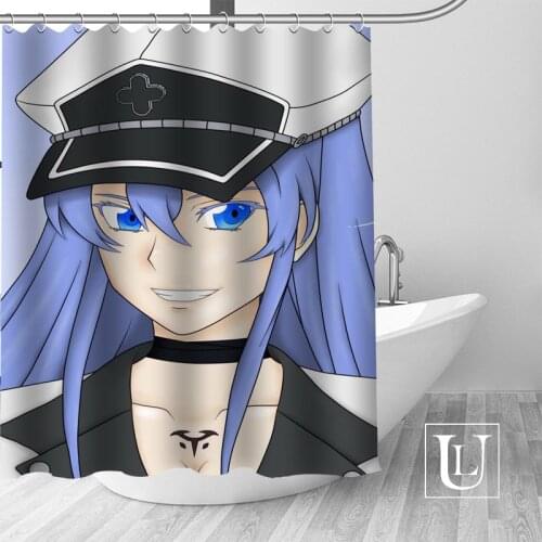 Custom Akame ga KILL Shower Curtain Modern Fabric Bath Curtains Home Decor Curtains More Size Custom Your image