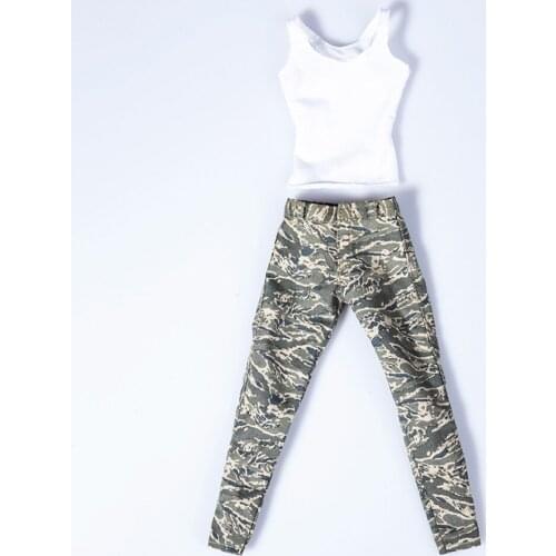 1/6 female soldier action figure TYM039 outdoor military camouflage clothes set model For 12-inch action figures Collection