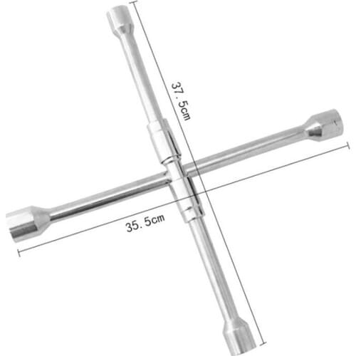 1pc Car Tire Repair Tool Pry Bar Cross Wrench Sleeve Folding Removal Tools 17mm 19mm 21mm 23mm