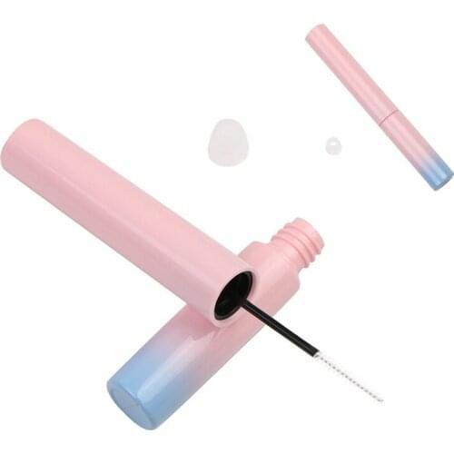 4Pcs/lot Pink Blue Plastic DIY Container Bottle Empty Mascara Tubes With Thin Eyelash Brush Vials Empty Mascara Tube