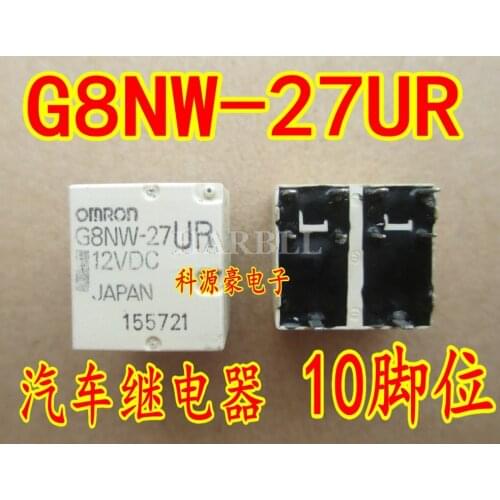 5PCS O-MRON G8NW-27UR 12VDC DIP10 O-mron Automotive Relay