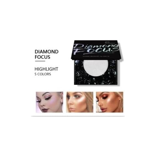Pudaier Diamond Highlighter for Face Makeup Illuminator Makeup Long-lasting Waterproof Blush Powder for Face Highlighter Palette